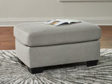 Greenbriar Smoke Ottoman by Ashley at Eve Furniture