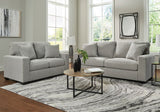 Greenbriar Smoke Sofa and Loveseat by Ashley at Eve Furniture