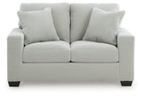 Greenbriar Smoke Loveseat by Ashley at Eve Furniture