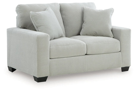 Greenbriar Smoke Sofa and Loveseat by Ashley at Eve Furniture