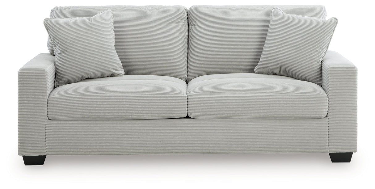 Greenbriar Smoke Sofa by Ashley at Eve Furniture