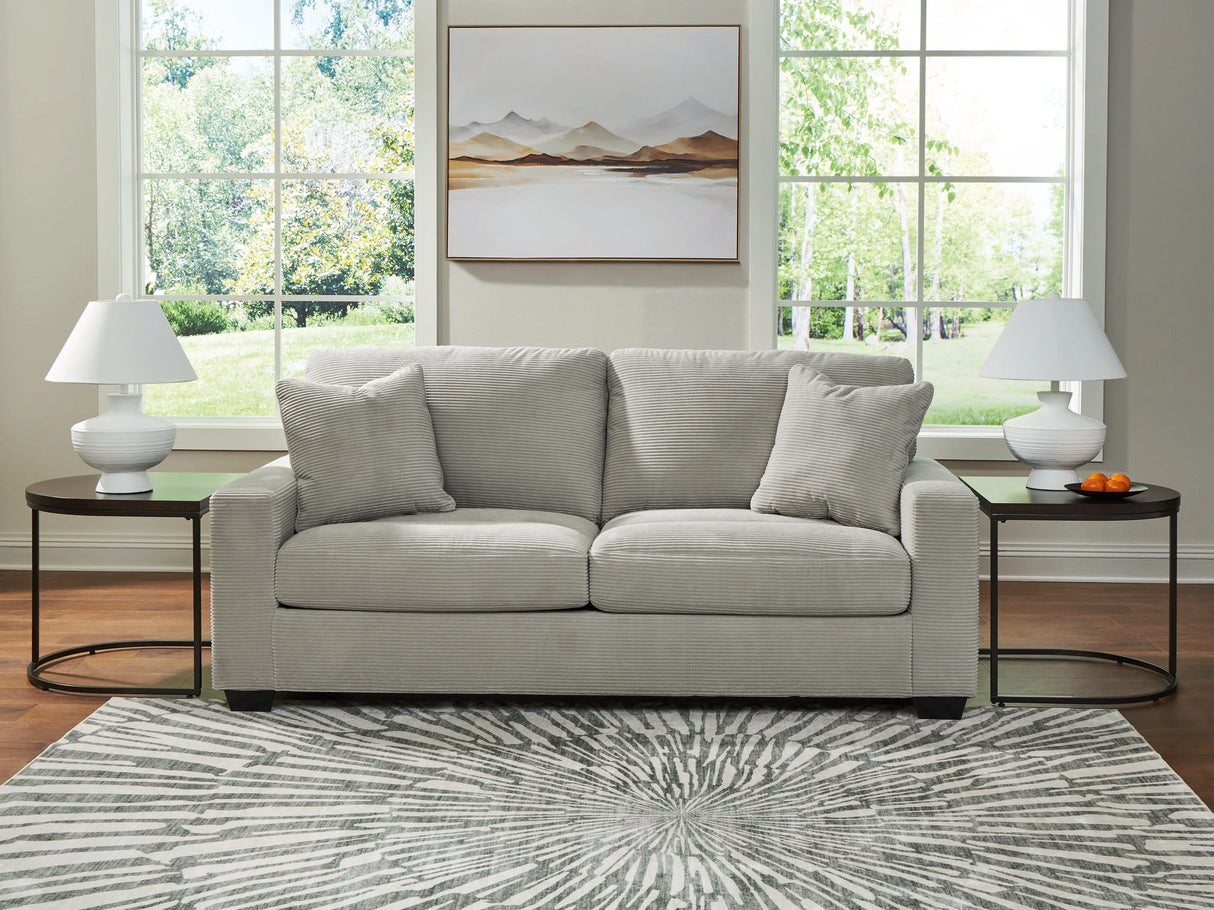 Greenbriar Smoke Sofa and Loveseat by Ashley at Eve Furniture
