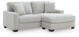 Greenbriar Smoke Sofa Chaise by Ashley at Eve Furniture