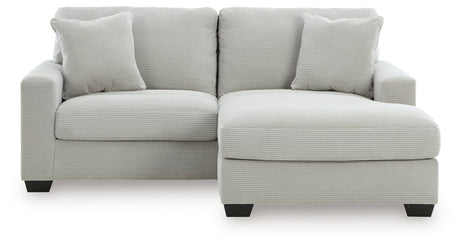 Greenbriar Smoke Sofa Chaise by Ashley at Eve Furniture