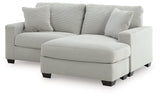 Greenbriar Smoke Sofa Chaise by Ashley at Eve Furniture