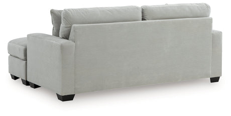 Greenbriar Smoke Sofa Chaise by Ashley at Eve Furniture