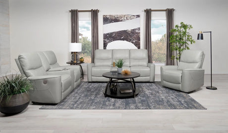 Greenfield Dove Grey 3-Piece Power Reclining Sofa Set by Coaster at Eve Furniture