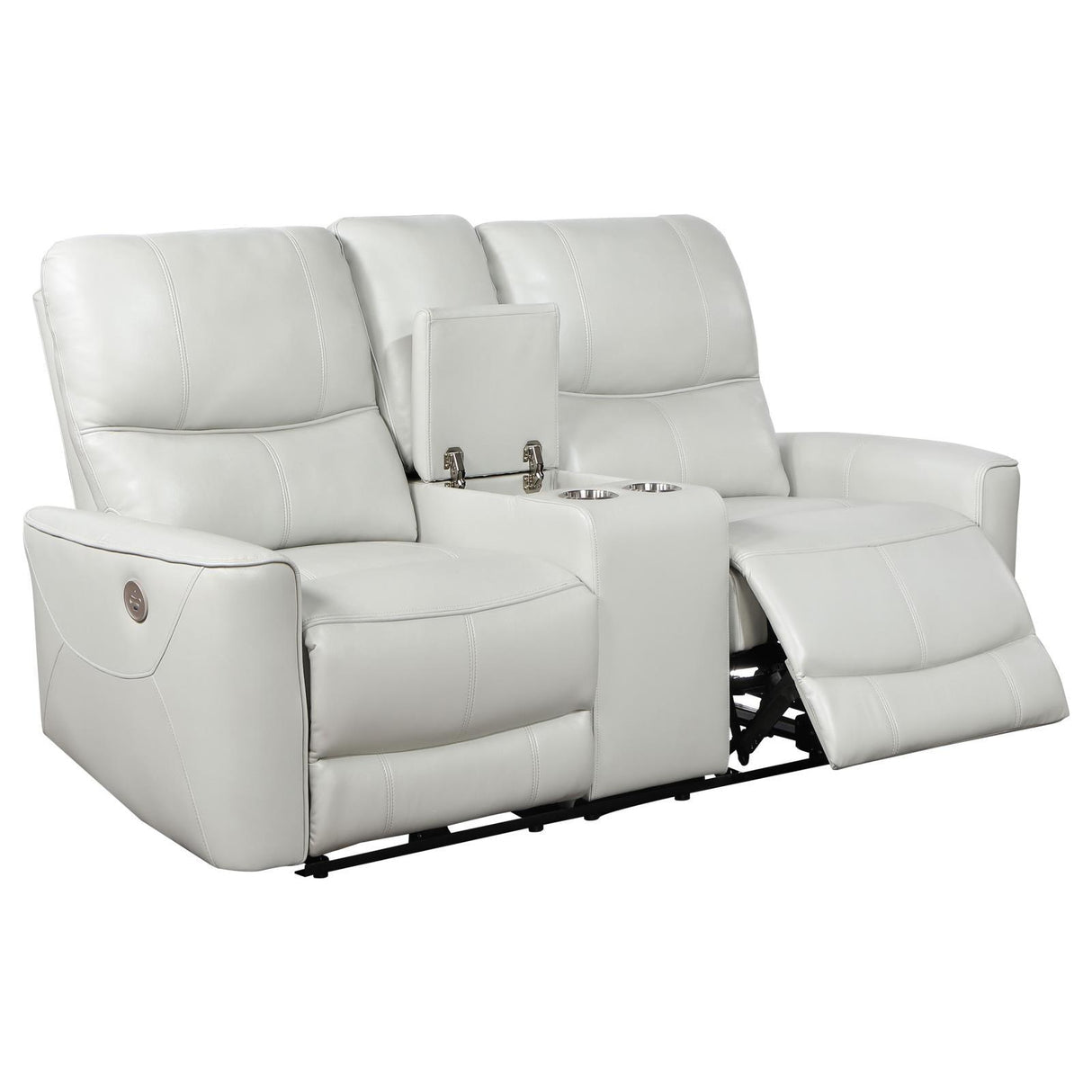 Greenfield Dove Grey 3-Piece Power Reclining Sofa Set by Coaster at Eve Furniture