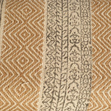 Greenfield II Patterned Tan Upholstered Wood Frame Accent Bench by Mercana at Eve Furniture