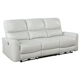 Greenfield Upholstered Power Reclining Sofa Dove Grey by Coaster at Eve Furniture