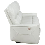 Greenfield Upholstered Power Reclining Sofa Dove Grey by Coaster at Eve Furniture