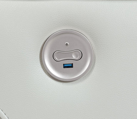 Greenfield Upholstered Power Reclining Sofa Dove Grey by Coaster at Eve Furniture