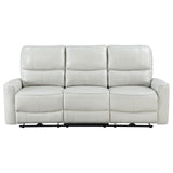Greenfield Upholstered Power Reclining Sofa Dove Grey by Coaster at Eve Furniture