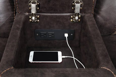 Greer Dark Brown 2-Piece Upholstered Tufted Living Room Set by Coaster at Eve Furniture