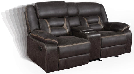 Greer Dark Brown 3-Piece Upholstered Tufted Living Room Set by Coaster at Eve Furniture
