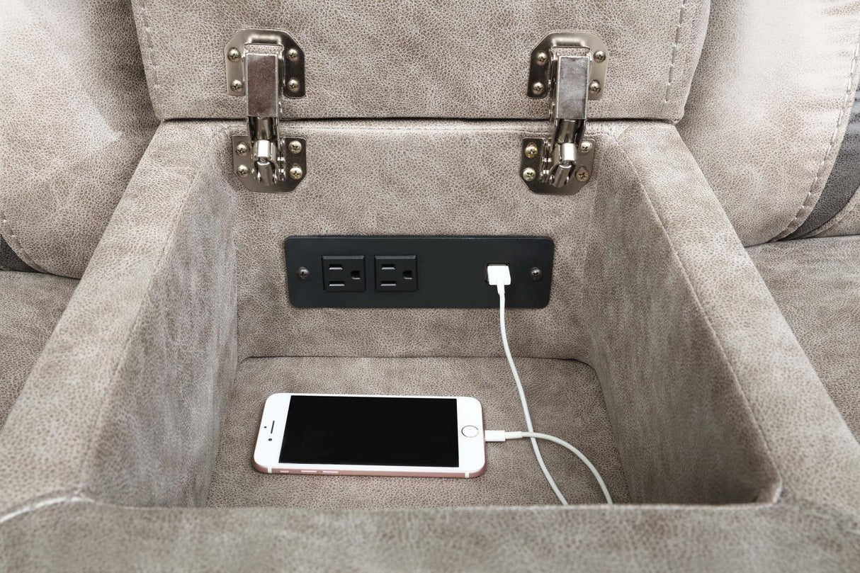 Greer Taupe 2-Piece Upholstered Tufted Living Room Set by Coaster at Eve Furniture