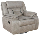 Greer Taupe 3-Piece Upholstered Tufted Living Room Set by Coaster at Eve Furniture