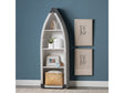 Greers White/Tan Etagere by Crestview at Eve Furniture