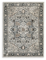 Gregmoore Multi 5'2" x 6'10" Rug by ASHLEY FURNITURE at Eve Furniture