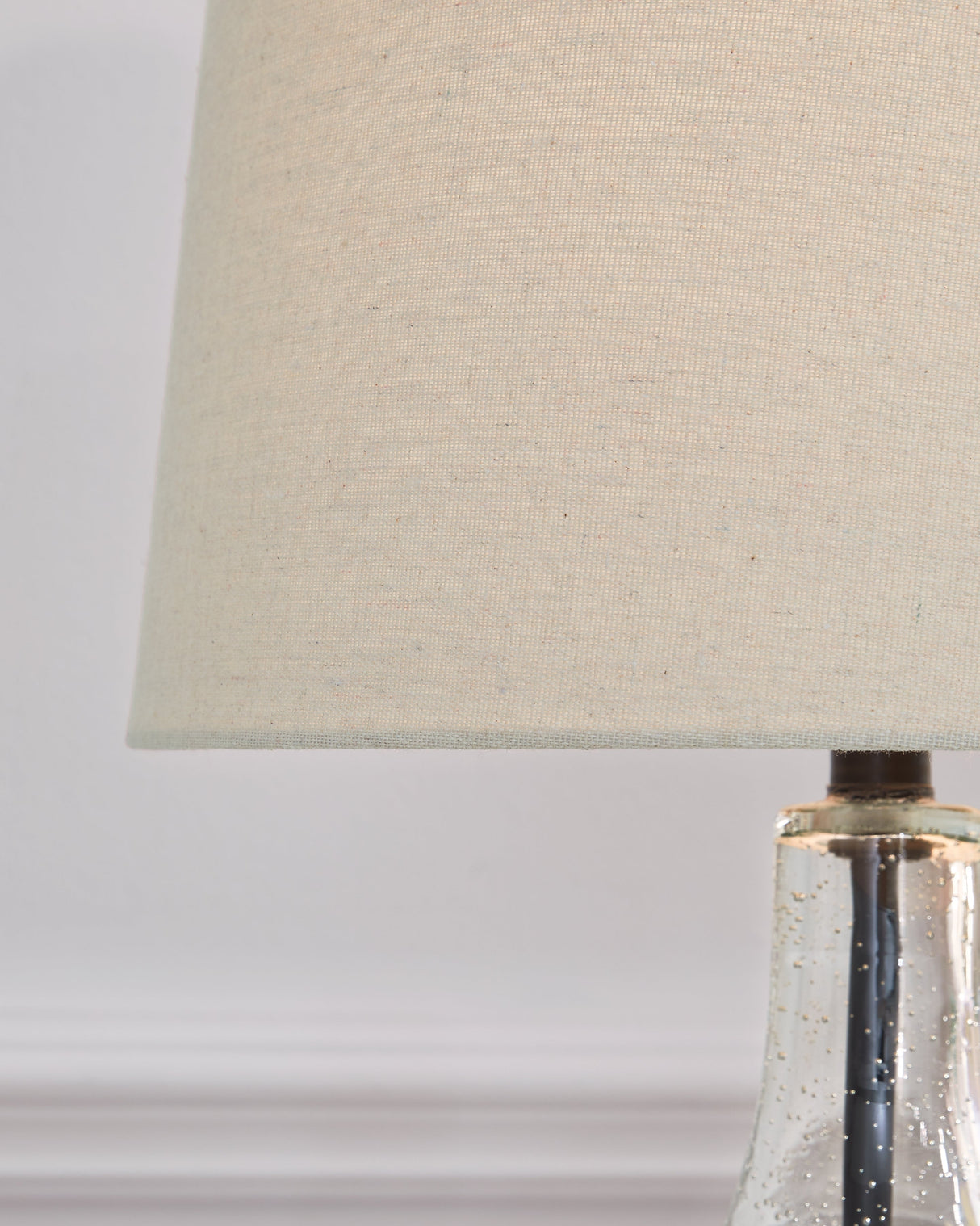 Gregsby Clear/Black Table Lamp