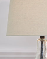 Gregsby Clear/Black Table Lamp