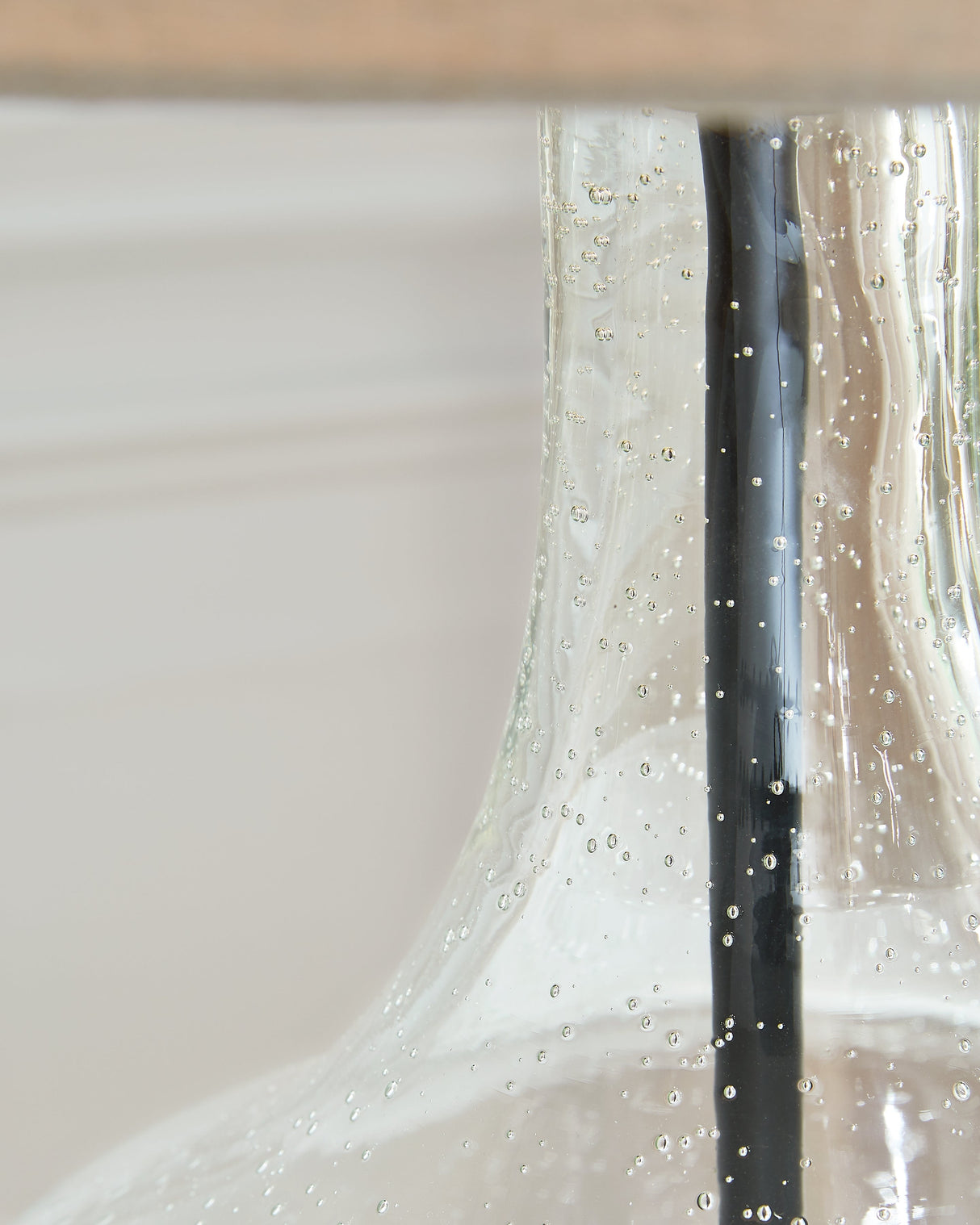 Gregsby Clear/Black Table Lamp