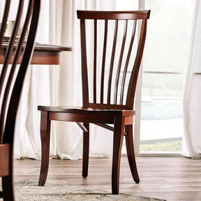 Gresham Dark Cherry Side Chair Set of 2 by Furniture of America at Eve Furniture