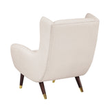 Greta Beige Accent Chair by Homelegance at Eve Furniture