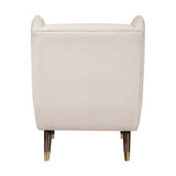 Greta Beige Accent Chair by Homelegance at Eve Furniture