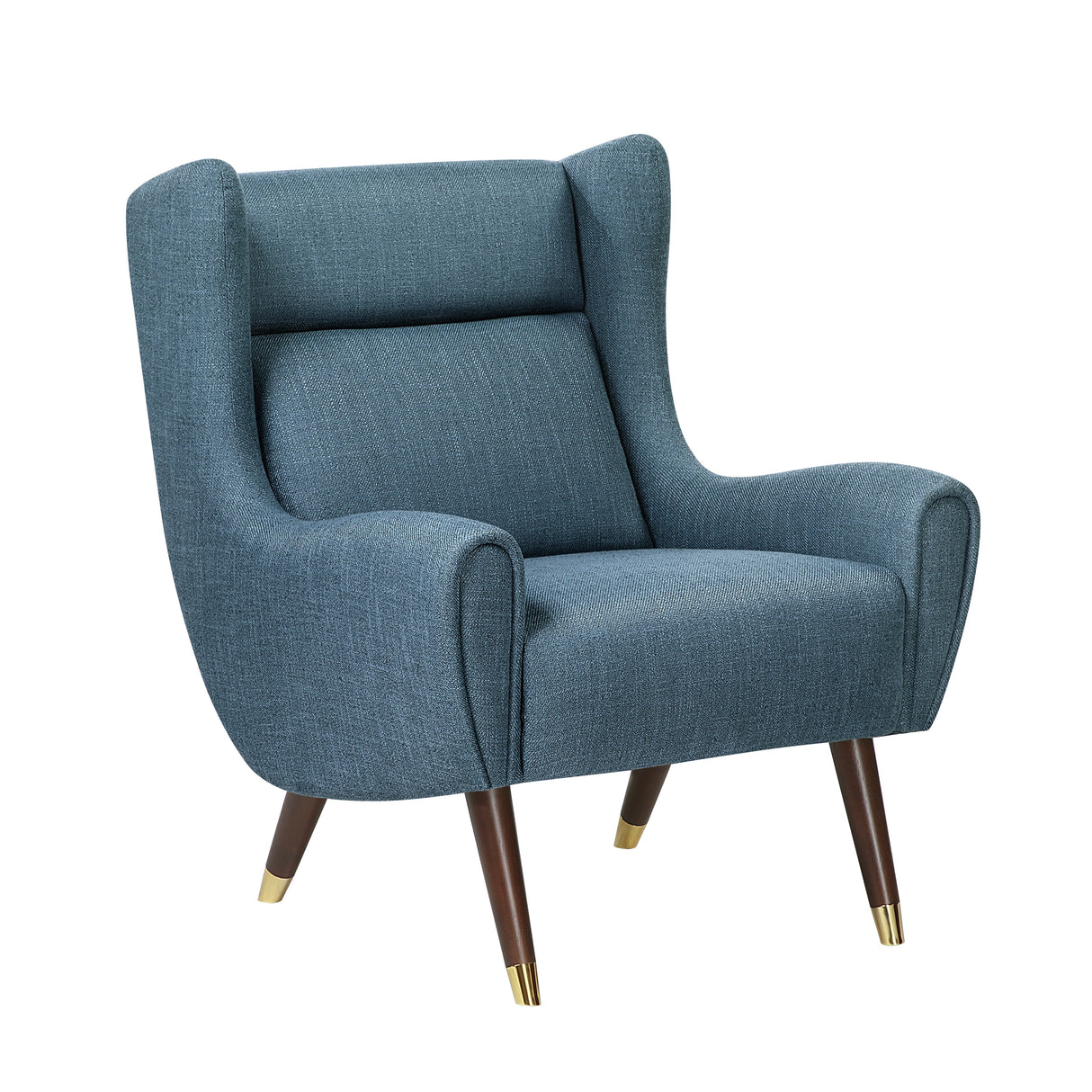 Greta Blue Accent Chair by Homelegance at Eve Furniture