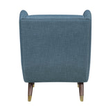 Greta Blue Accent Chair by Homelegance at Eve Furniture