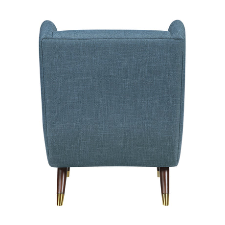 Greta Blue Accent Chair by Homelegance at Eve Furniture