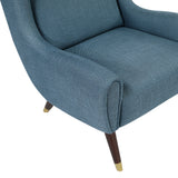Greta Blue Accent Chair by Homelegance at Eve Furniture