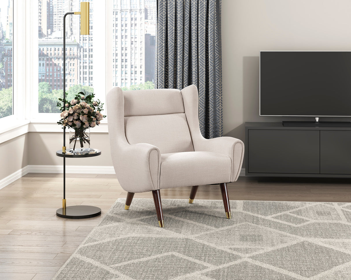 Greta Dark Gray Accent Chair by Homelegance at Eve Furniture