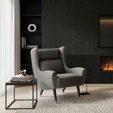 Greta Dark Gray Accent Chair by Homelegance at Eve Furniture