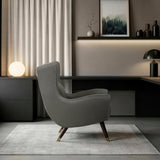 Greta Dark Gray Accent Chair by Homelegance at Eve Furniture