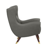 Greta Dark Gray Accent Chair by Homelegance at Eve Furniture