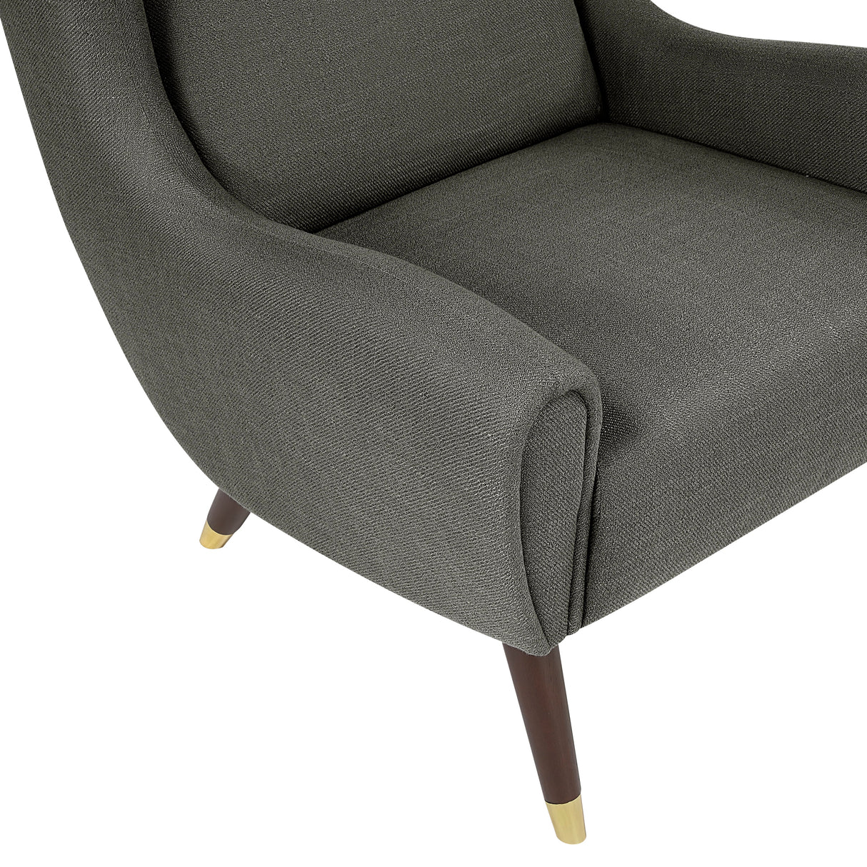 Greta Dark Gray Accent Chair by Homelegance at Eve Furniture