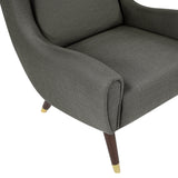 Greta Dark Gray Accent Chair by Homelegance at Eve Furniture