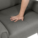 Greta Dark Gray Accent Chair by Homelegance at Eve Furniture
