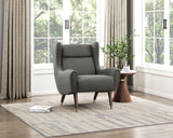 Greta Dark Gray Accent Chair by Homelegance at Eve Furniture