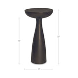 Greta Deep Bronze Side Table by Moe's Home at Eve Furniture