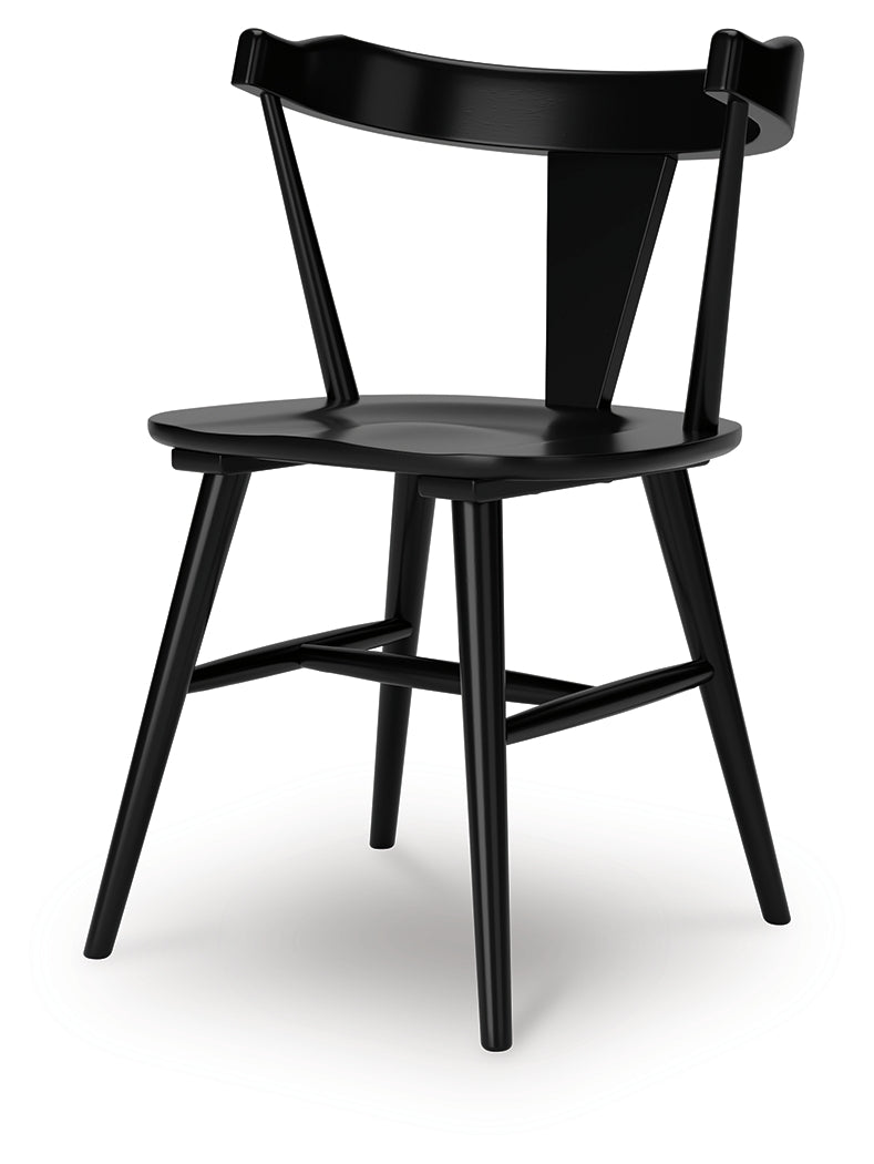 Gretlynn Black Dining Chair, Set of 2 by Ashley at Eve Furniture
