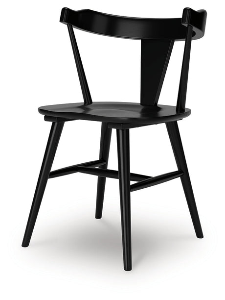 Gretlynn Black Dining Chair, Set of 2 by Ashley at Eve Furniture