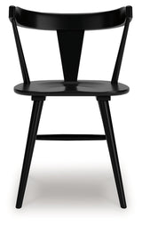 Gretlynn Black Dining Chair, Set of 2 by Ashley at Eve Furniture