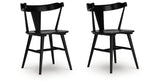 Gretlynn Black Dining Chair, Set of 2 by Ashley at Eve Furniture