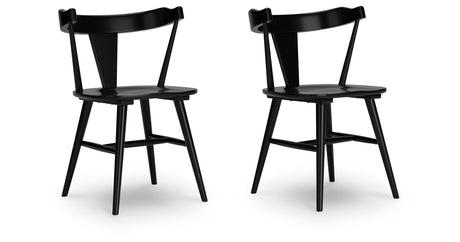 Gretlynn Black Dining Chair, Set of 2 by Ashley at Eve Furniture