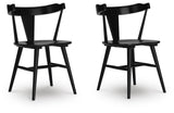 Gretlynn Black Dining Chair, Set of 2 by Ashley at Eve Furniture