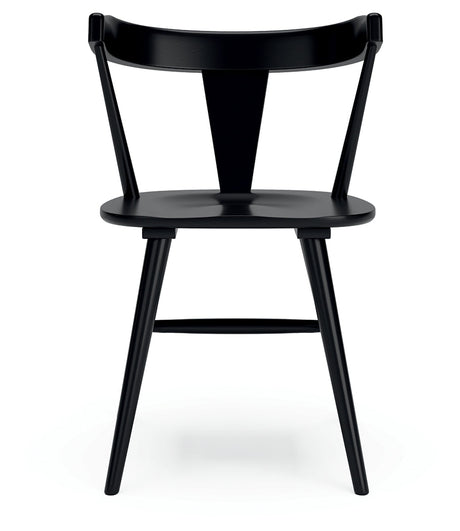 Gretlynn Black Dining Chair, Set of 2 by Ashley at Eve Furniture