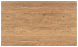 Gretlynn Natural And Black Dining Table by Ashley at Eve Furniture